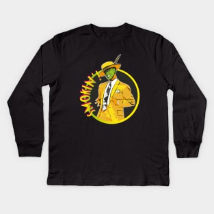 THESE are the 90's - smokin Kids Long Sleeve T-Shirt